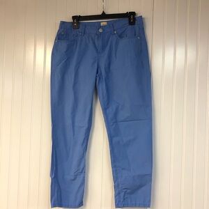 G.H. Bass & Co Blue Periwinkle Women's Chino Pants Size 4 100% Cotton 26” Inseam